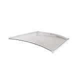 DASZEK LIGHTLINE XL  POLIWĘGLAN LITY BEZBARWNY - MODUŁ PRZEDŁUŻENIOWY 1218X1420