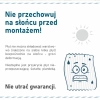 PŁYTA PROFILOWANA PVC TRAPEZ 76/18  900X2000 DYMIONA