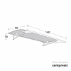 DASZEK EXCLUSIVE - LINE 1400X900 ANTRACYT