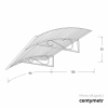 DASZEK ARCO 1500X900X250 BRĄZ