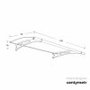 DASZEK LIGHTLINE 1500X950 POLIWĘGLAN LITY 4 MM