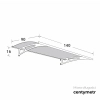 DASZEK EXCLUSIVE - LINE 1400X900 ANTRACYT
