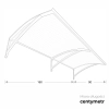 DASZEK ARCO PRO MAX 1600X900 BRĄZ