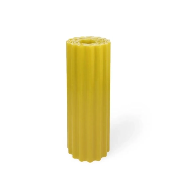 RULON FALISTY Z POLIESTRU O SZEROKOŚCI 150CM ŻÓŁTY 30MB