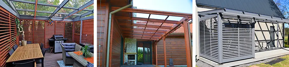 Taras konstrukcja drewniana