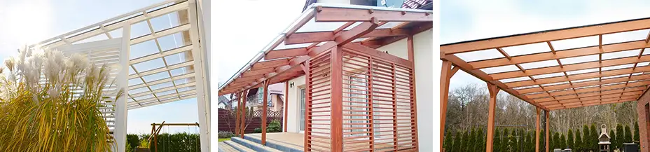 Taras konstrukcja drewniana